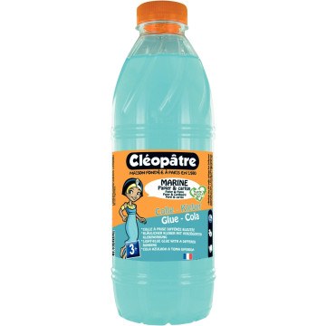 Flacon 1litre de colle bleutée marine