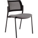 Lot de 2 chaises polyvalentes Kyos noir/gris moyen 