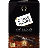 Boite de 80 sticks café soluble CARTE NOIRE 