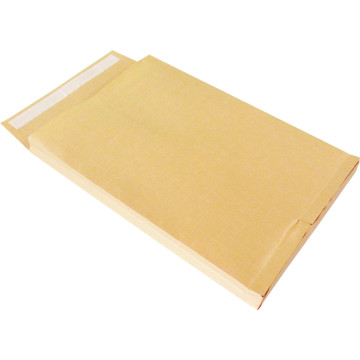 Paquet de 25 pochettes kraft armé 26x33x30 130g bande siliconée