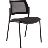 Lot de 2 chaises polyvalentes Kyos noir/noir 