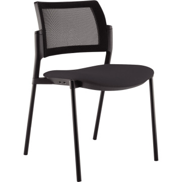 Lot de 2 chaises polyvalentes Kyos noir/noir