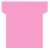 Paquet de 100 fiche planning indice 3 rose