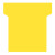 Paquet de 100 fiche planning indice 3 jaune
