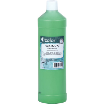 Flacon 1 litre de gouache liquide économique O'COLOR vert clair