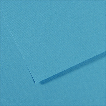 Paquet de 10 feuilles mi-teinte format 50x65 coloris turquoise