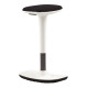 Tabouret assis debout Tim noir/blanc 