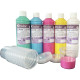 Lot de 5 flacons 500ml de peinture craie liquide 