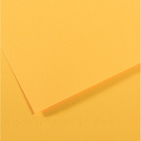 Paquet de 10 feuilles mi-teinte format 50x65 coloris bouton d'or 