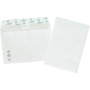 Paquet de 50 enveloppes blanches C6 114x162 80g/m² bande de protection