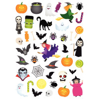 Sachet de 352 gommettes Halloween 