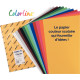 Paquet de 25 feuilles COLORLINE 50x65cm 150g coloris assortis 