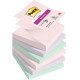 Lot de 6 blocs z notes super sticky post-it 90 feuilles 76x76mm collection soulful 