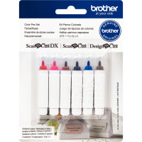 6 stylos couleurs permanent pour scanncut 