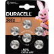 Blister de 6 piles lithium 3V CR2032 DURACELL