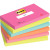Paquet de 6 blocs notes de 100 feuilles Post-it  76 x 127 mm collection poptimistic