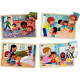 Lot de 4 puzzles, je prends soin des autres 