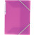 Chemise 3 rabats à élastiques en polypropylène Color Fresh, violet