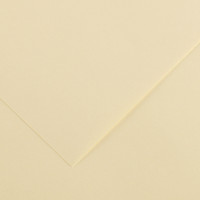 Paquet de 10 feuilles Colorline 50x65 cm 150 g crème 