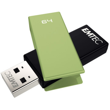 Clé USB Emtec Brick 2.0 C350 64 go vert