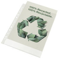 Boite de 100 pochettes perforées en polypropylène recyclé et recyclable 