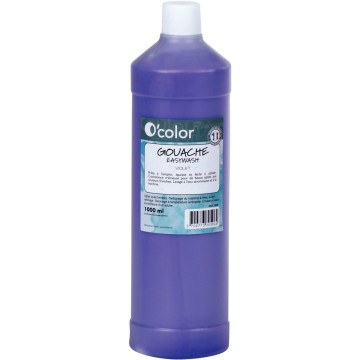 Flacon 1 litre de gouache liquide économique O'COLOR violet