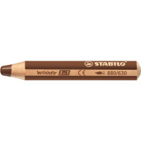 Crayon de couleur Woody marron 