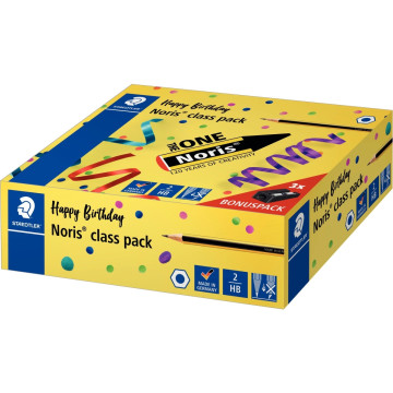 Pack de 144 crayons graphite Staedtler Noris 120 HB dont 24 gratuits