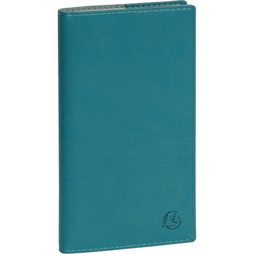 Agenda semainier temporel 16 bleu canard