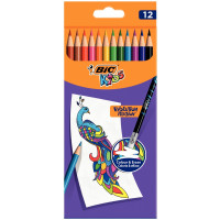 Etui de 12 crayons de couleur Evolution Illusion 