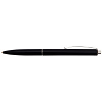 Stylo bille infalsifiable rétractable pointe fine noir 