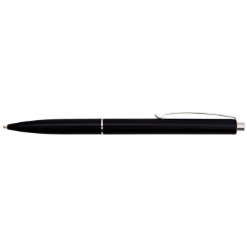 Stylo bille infalsifiable rétractable pointe fine noir