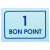 Paquet de 20 planches de 50 bons points