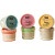 Lot de 6 pots 100ml de peinture aux doigts pour textile, assortiment 2