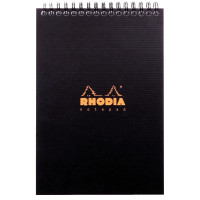 Bloc Notepad RHODIACTIVE à reliure intégrale 80 feuilles Feuillets micro-perforés détachables format A5 (14,8x21 cm) 5x5 