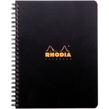 Cahier Notebook Rhodiactive 160 pages, couverture en polypropylène, format A5+, quadrillé 5x5