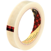 Rouleau adhésif PP scotch transparent en sachet individuel, 19 mmx66 m 