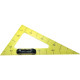 Equerre 50 cm en plastique jaune pour tableau