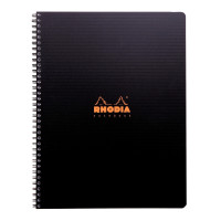 Cahier Notebook Rhodiactive 160 pages, couverture en polypropylène, format A4+, quadrillé 5x5 