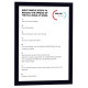 Sac de 2 cadres d'affichage A4 adhésif repositionnable avec contour magnétique noir