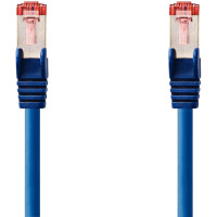 Câble RJ45 droit 6 S/FTP 3 mètres bleu 