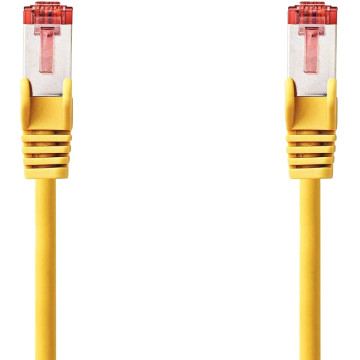 Câble RJ45 droit 6 S/FTP 3 mètres jaune