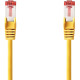 Câble RJ45 droit 6 S/FTP 3 mètres jaune 