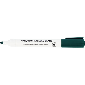 Marqueur tableau blanc pointe ogive 3mm vert