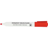 Marqueur tableau blanc pointe ogive 3mm rouge 