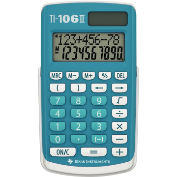 Machine à calculer de poche scolaire Texas TI-106II