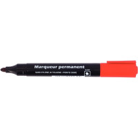 Marqueur permanent pointe ogive 3mm rouge 