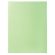 Paquet de 50 chemises 2 rabats 210g format 24x32 cm Vert clair