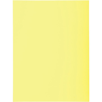 Paquet de 50 chemises 2 rabats 210g format 24x32 cm Jaune canari