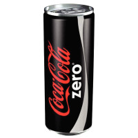 Pack de 24 canettes 33cl COCA COLA ZERO slim 